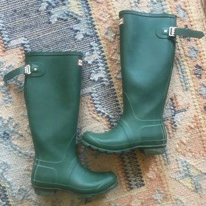 Hunter Original Tall Back Adjustable Rain Boots